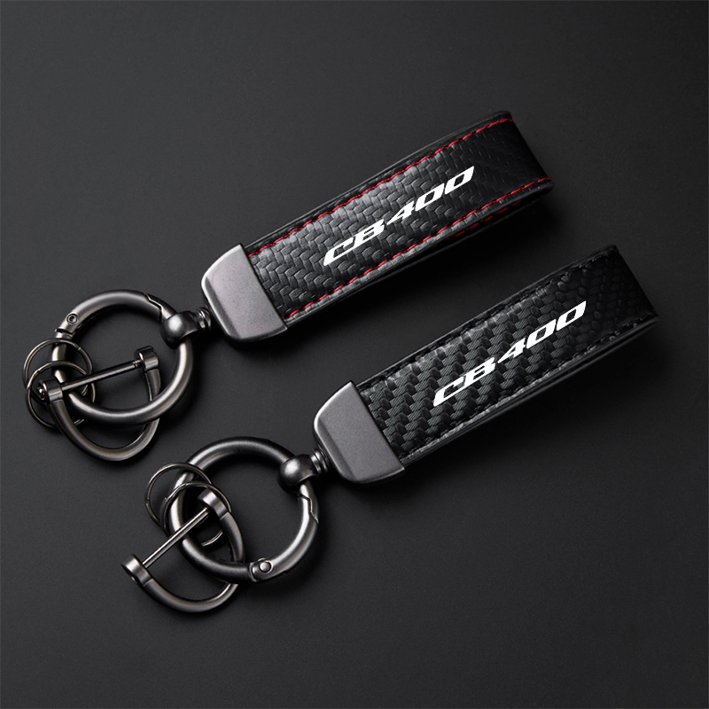 Motorcycle Chain - Chaveiro de couro para motocicletas, fivela