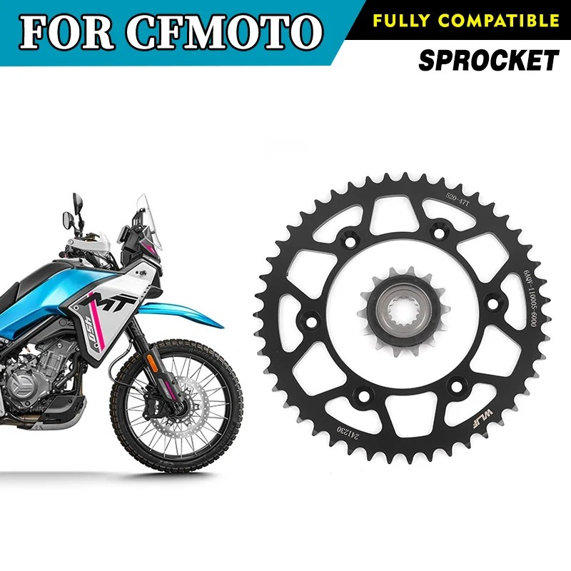 Motorcycle Parts Chain - Coroa e Pinhão de 47 Dentes