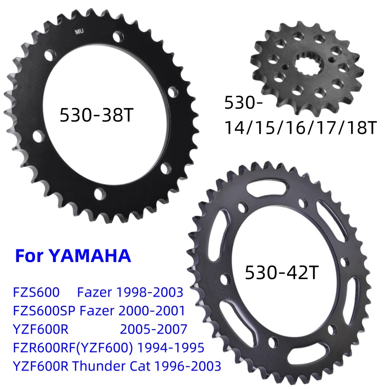 530 Chain - Roda dentada dianteira e traseira para