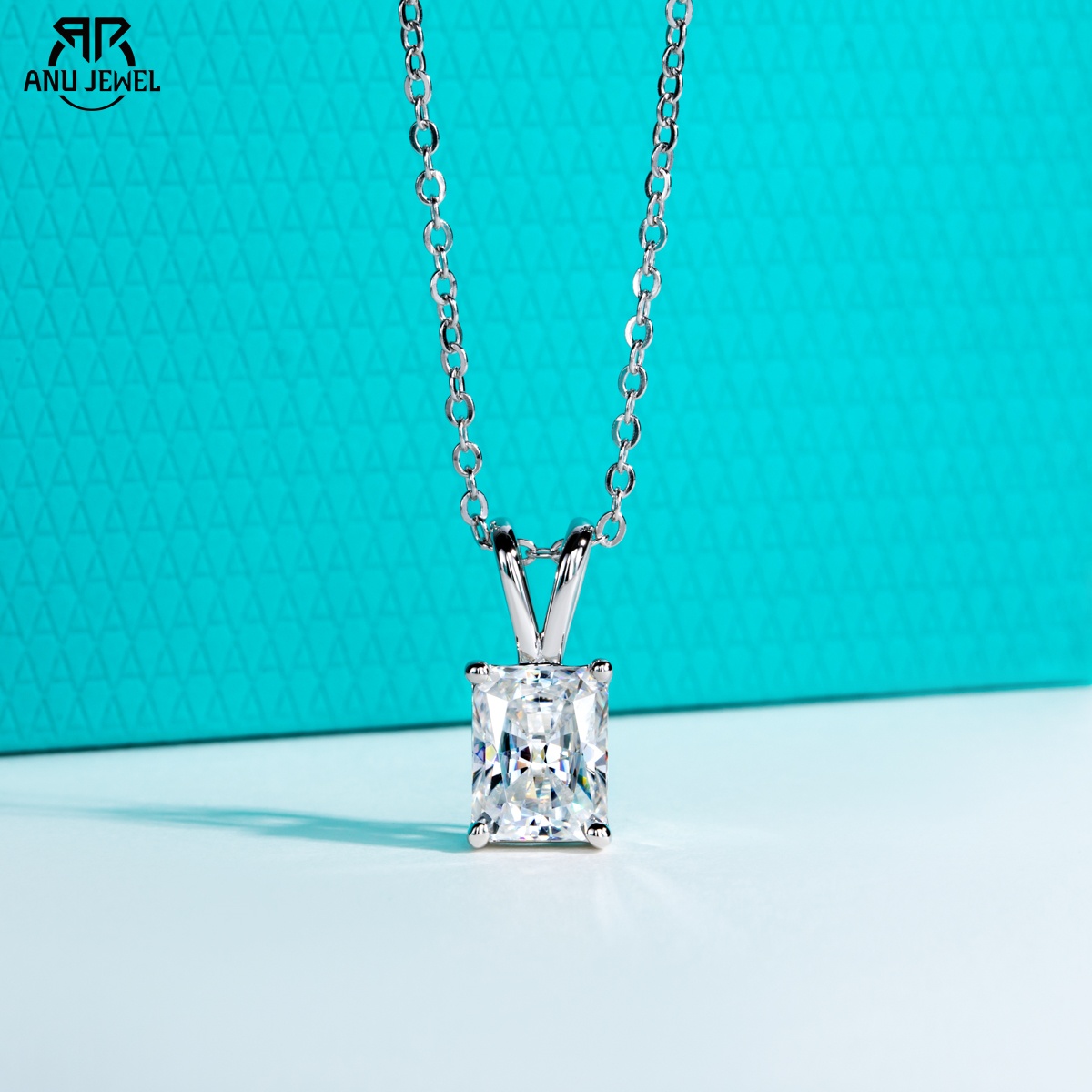 Ansi Chain - Colar com Pingente de Diamante Moissanite
