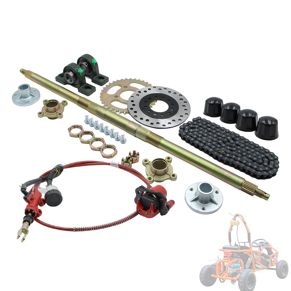 428 Chain - Eixo Traseiro Completo de 740mm para