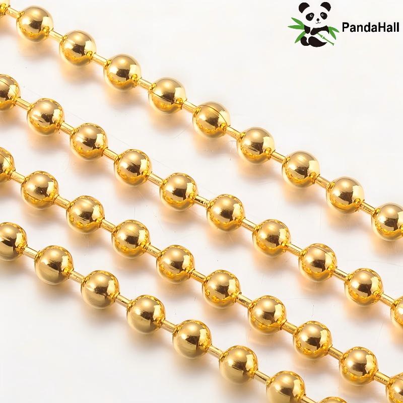 Roller Chain - PandaHall Corrente de Bolinhas de Ferro