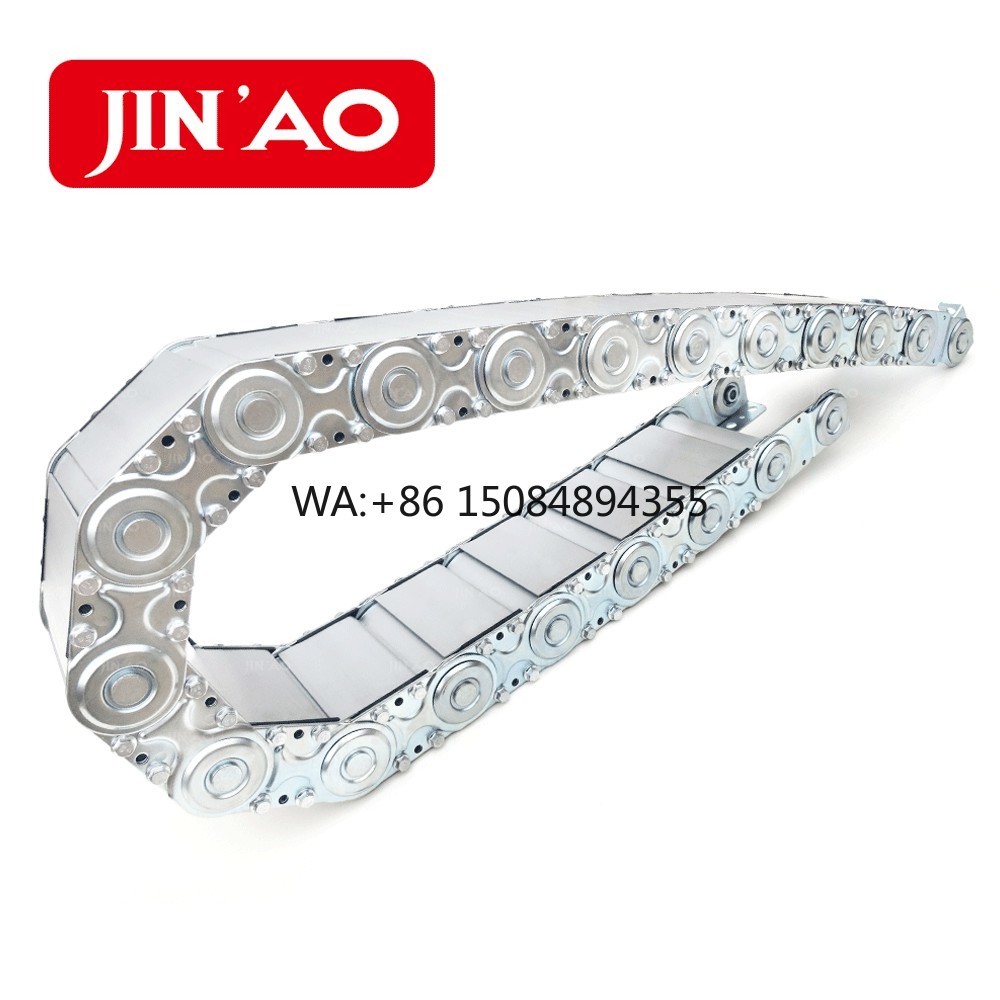 Steel Chain - Esteiras Porta-Cabos Reforçadas de Aço Inoxidável