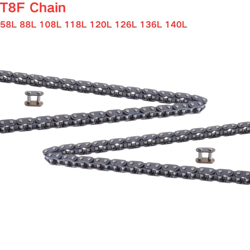 428 Chain - Corrente de Transmissão T8F 58L-140L com