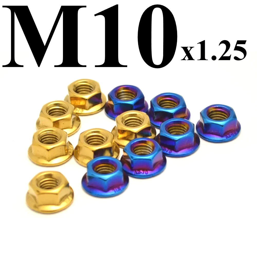 Sprocket - M10 * 1.25 6 peças para