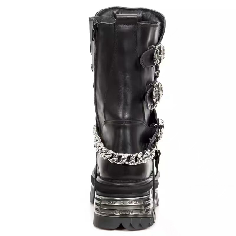 Moda masculina botas de motoci - Motorcycle Chain avaliação e preço