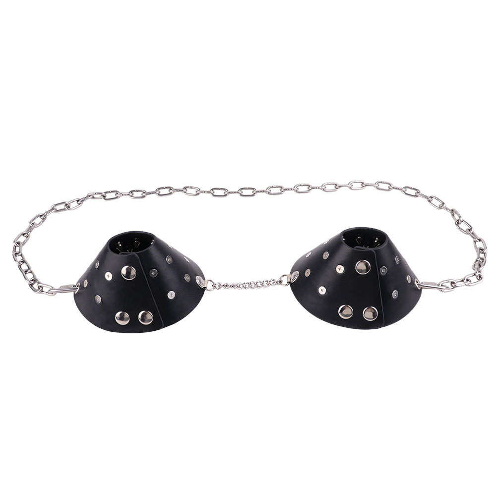 Doglov peito bondage feminino  - Steel Chain avaliação e preço