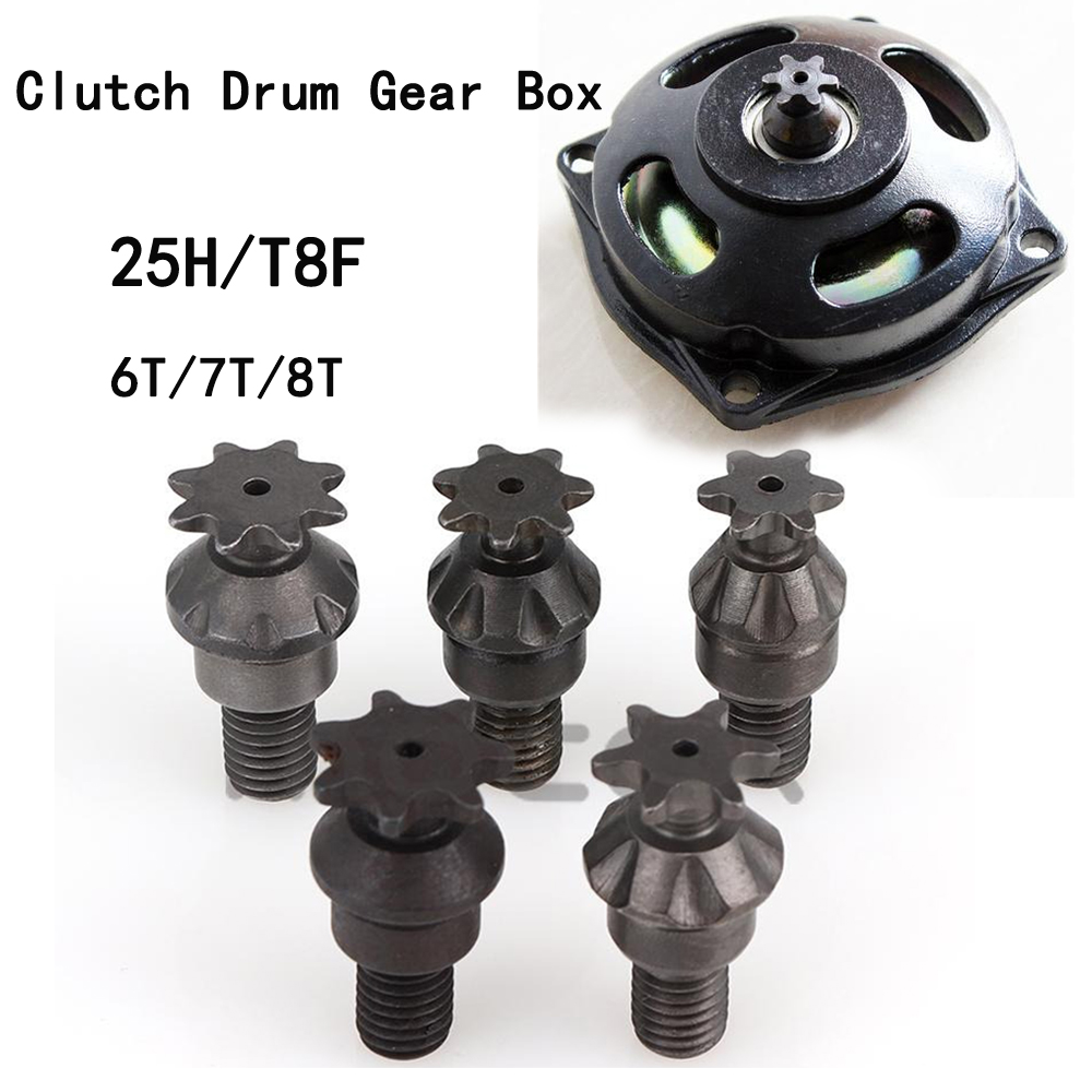 25h t8f 6/7/8 dentes tambor de - Chain Sprocket Set avaliação e preço