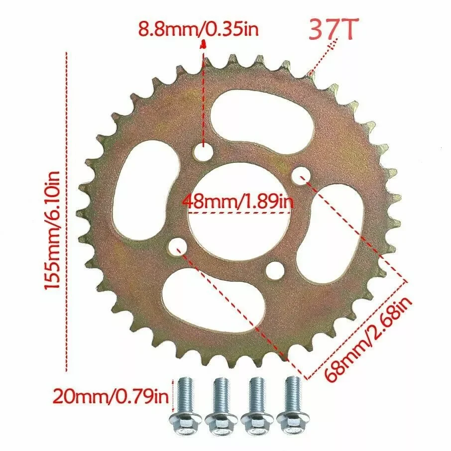 Eixo Traseiro TDPRO para Kart, - 428 Chain avaliação e preço