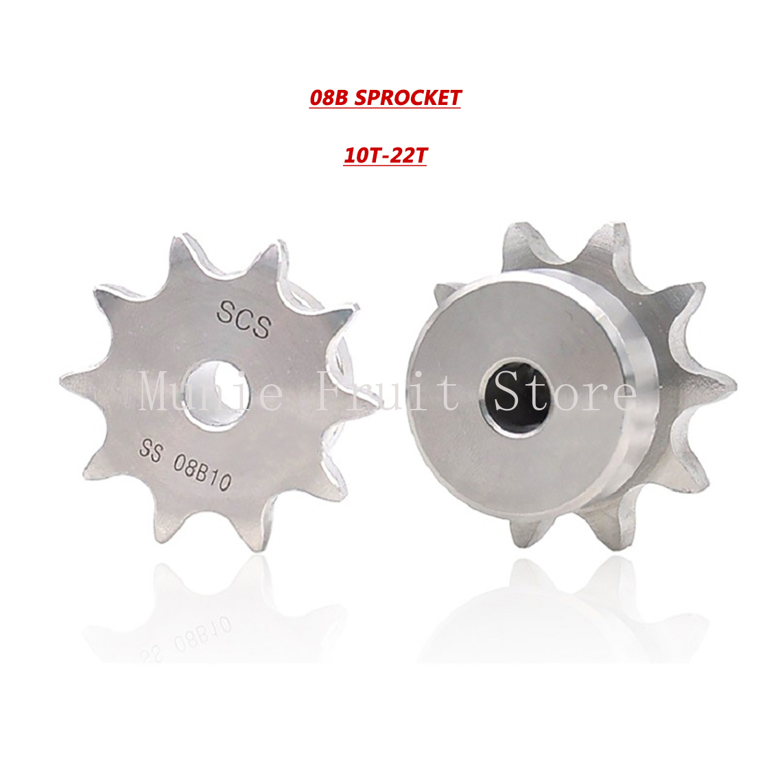 Roda dentada 08B 10-22 dentes  - Ansi Chain avaliação e preço