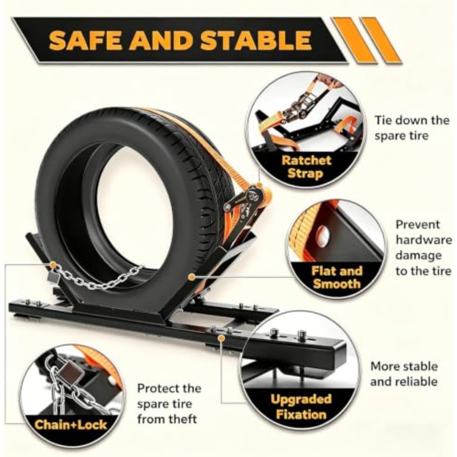 Suporte para Pneus Sobressalen - Steel Chain avaliação e preço