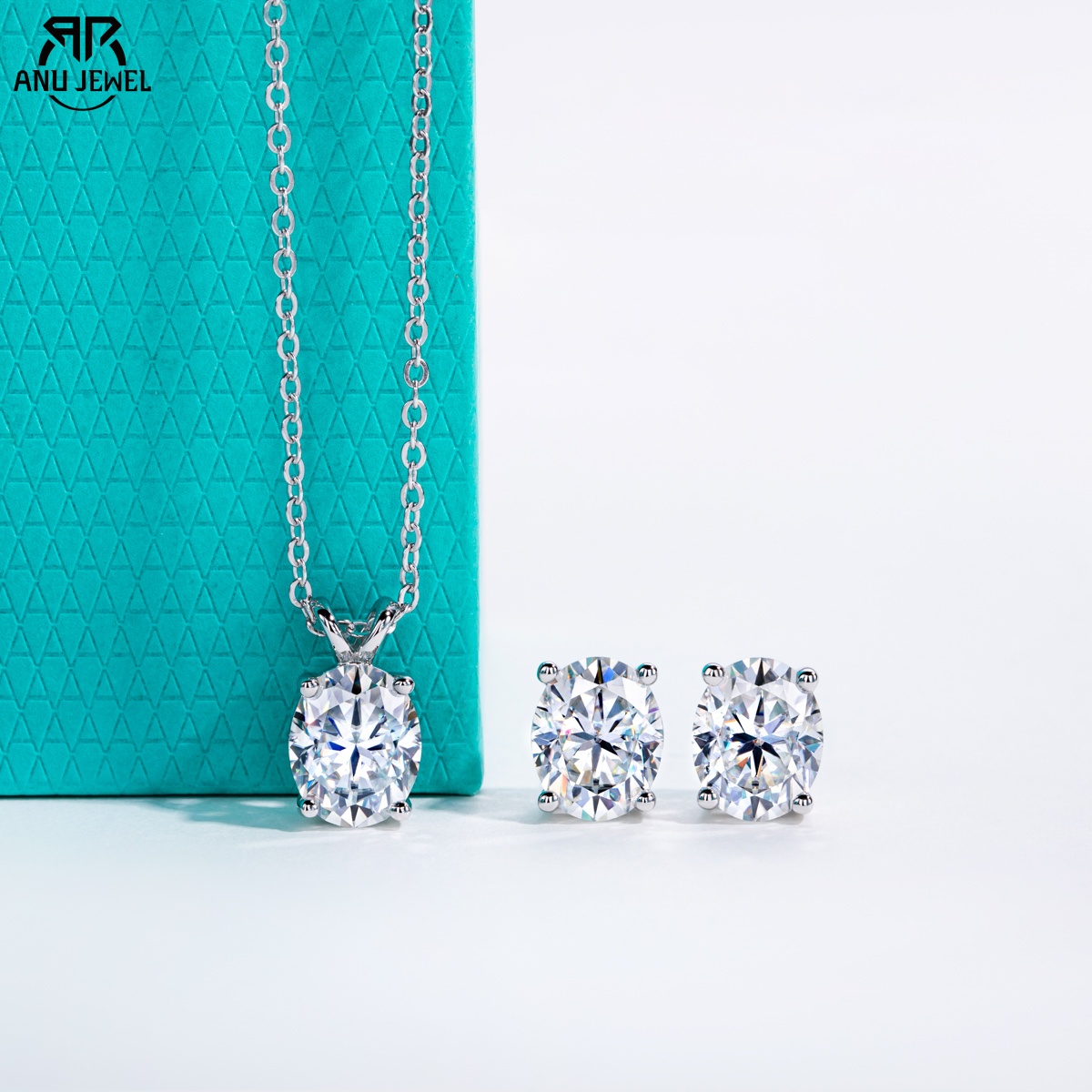 Anujewel 2-5ct oval moissanite - Ansi Chain avaliação e preço