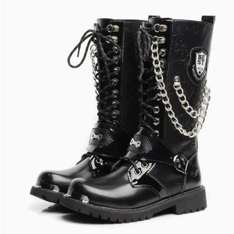 Botas de Motocicleta Masculina - Motorcycle Chain avaliação e preço