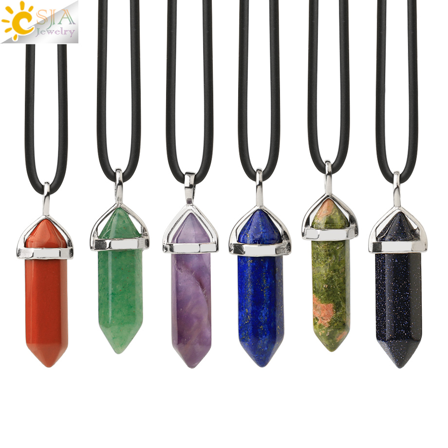 Csja colares de cristal pedra  - Xcm Chain avaliação e preço